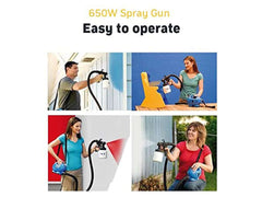 Electric Paint Spray Gun Paint Sprayer 3-Way Head - The Shopsite