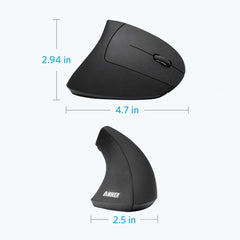 Ergonomic Mouse Wireless Vertical Mouse 2.4G - The Shopsite