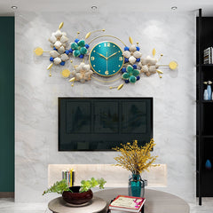 Wall Clocks for Living Room Creative Flower Modern, Elegan - The Shopsite