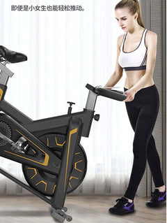 Exercise Bike Indoor Exercise Spinning Cycling Black - The Shopsite