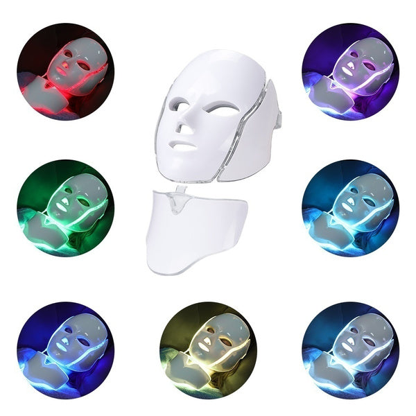 Led Light Therapy Face Mask With Neck Attachment - The Shopsite