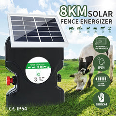 Solar Electric Fence Energizer 8kM - The Shopsite