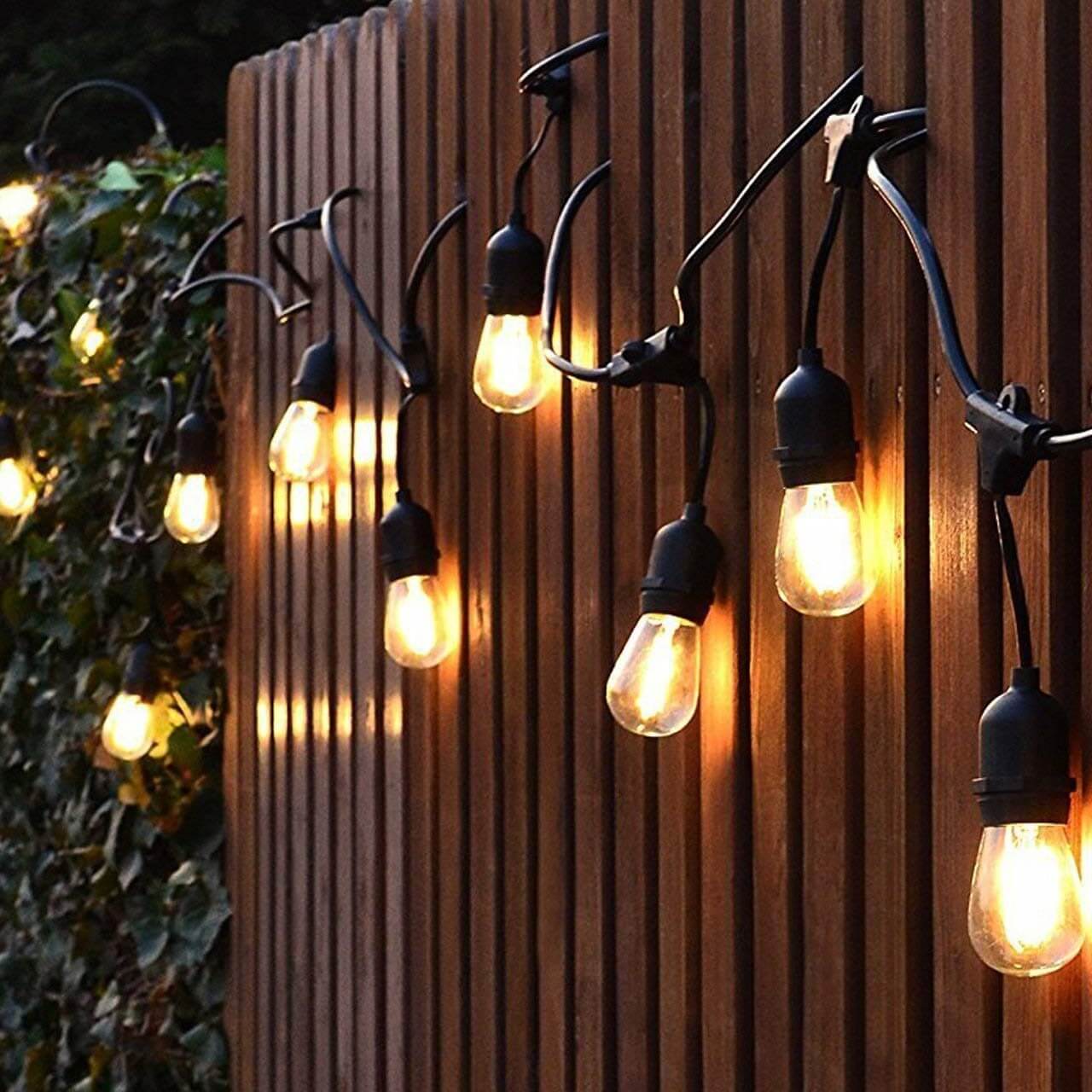 Festoon Light String Lights 20m 24 Bulbs - The Shopsite