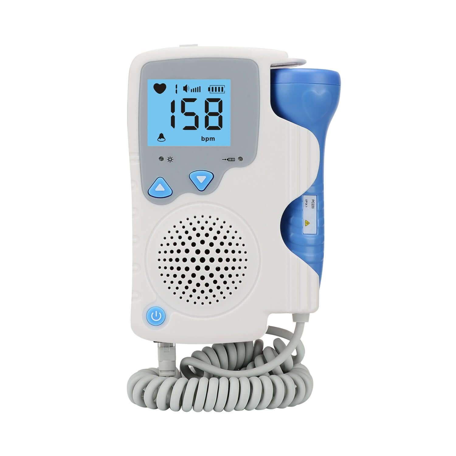 Fetal Doppler Baby Heart Rate Monitor Home Sonar Doppler Stethoscop - The Shopsite