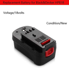 Black and Decker Battery 18v 2000mAh - The Shopsite
