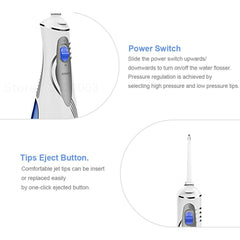 Waterpulse Water Flosser Oral Irrigator Dental Portable - The Shopsite
