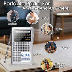 Portable Stereo AM FM Radio