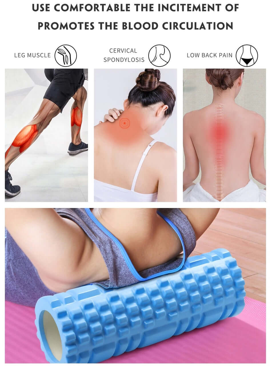 Foam Roller Yoga Roller Density Deep Tissue Massager - The Shopsite