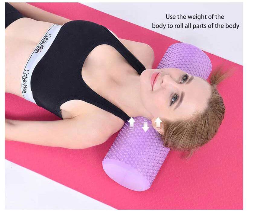 Foam Roller Yoga Roller 60cm Purple - The Shopsite