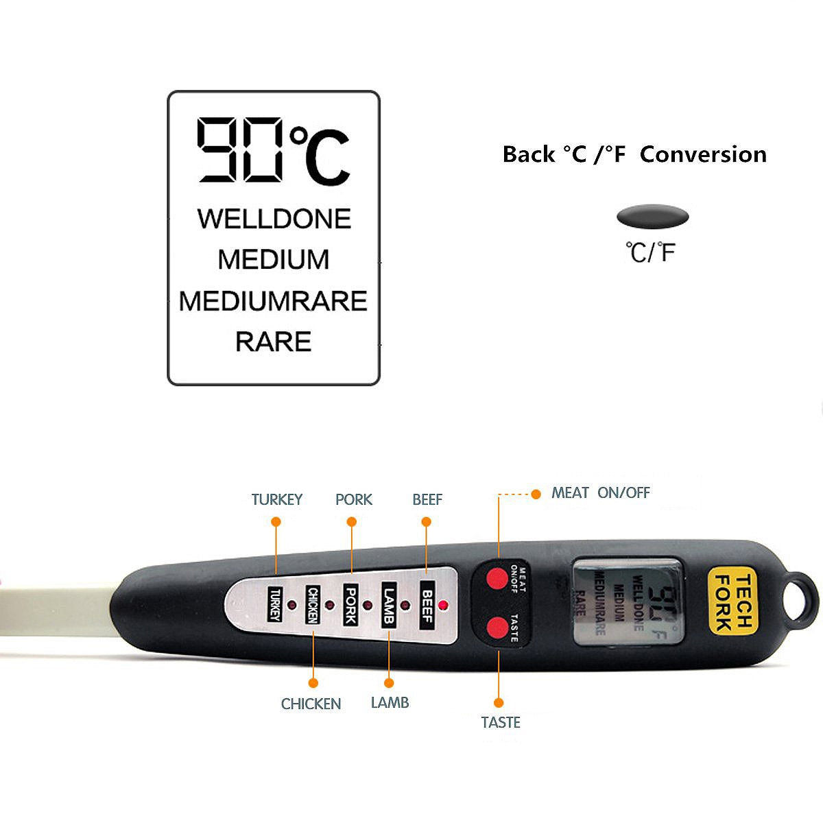 Meat Thermometer BBQ Cooking Thermometer - The Shopsite