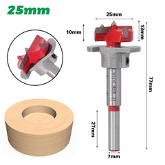 5pcs Forstner Drill Bit Woodworking Hole Saw Cutter Bits 15/20/25/30/35mm Forstner Bits - The Shopsite