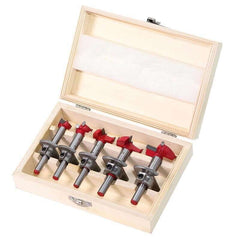 5pcs Forstner Drill Bit Woodworking Hole Saw Cutter Bits 15/20/25/30/35mm Forstner Bits - The Shopsite