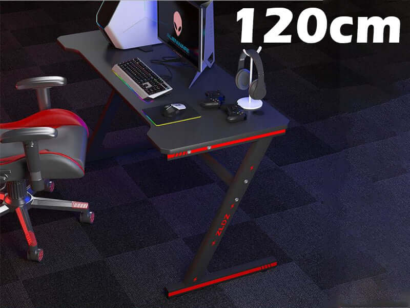 Gaming Desk 120cm Z Shape - The Shopsite