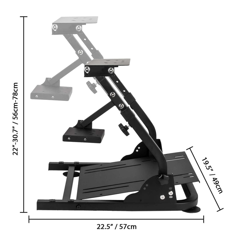 Adjustable Gaming Wheel Stand Simulator Wheel - The Shopsite
