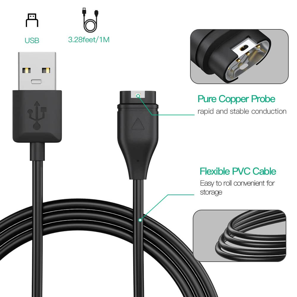 Garmin Watch Charging Cable - Main Image