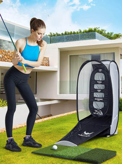 Golf Practice Net Hitting Nets Swing Trainer Net - The Shopsite