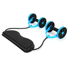 Home Exercise Equipment Rollers Four Wheels Exercise Equipment Core Pull Rope Ab - The Shopsite