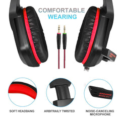 Gaming Headset 3.5mm AUX Jack Gaming Headphones - The Shopsite