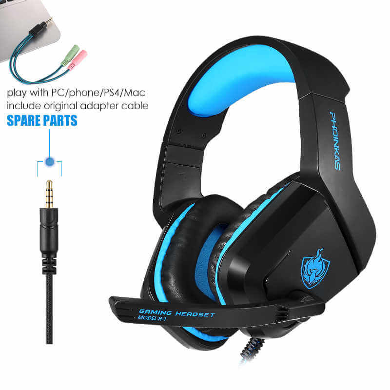 Gaming Headphones Headset for PC, Laptop, Mac, iPad - The Shopsite