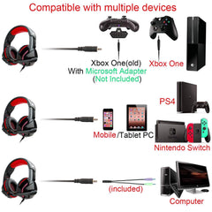 Xbox One Headphones PS$/PS5 Gaming Headphone Headset - The Shopsite