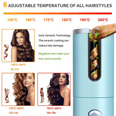 Cordless Automatic Hair Curler - The Shopsite