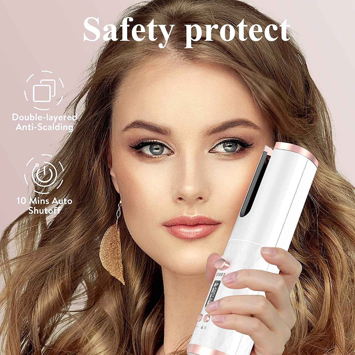 Cordless Automatic Hair Curler - The Shopsite