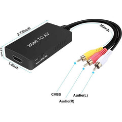 HDMI to RCA Converter HDMI to AV Adapter