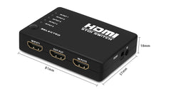 Hdmi Splitter Intelligent 5X1 5-Port Hdmi Switch/Switcher With Ir Remote - The Shopsite