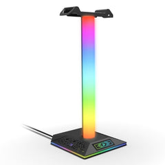 RGB Gaming Headphone Stand 10 Lighting Modes