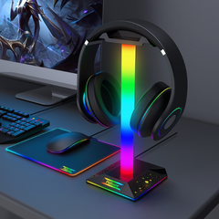 RGB Gaming Headphone Stand 10 Lighting Modes