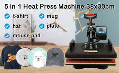 Digital Heat Press Machine Transfer T-Shirt Printer - The Shopsite