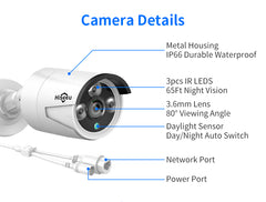 POE Security Camera System 3mp Surveillance Camera System Kit AI Face Detection - The Shopsite