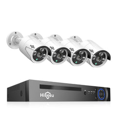 Security Camera System 5Mp POE Security Surveillance Camera System Kit + 1Tb Storage - The Shopsite