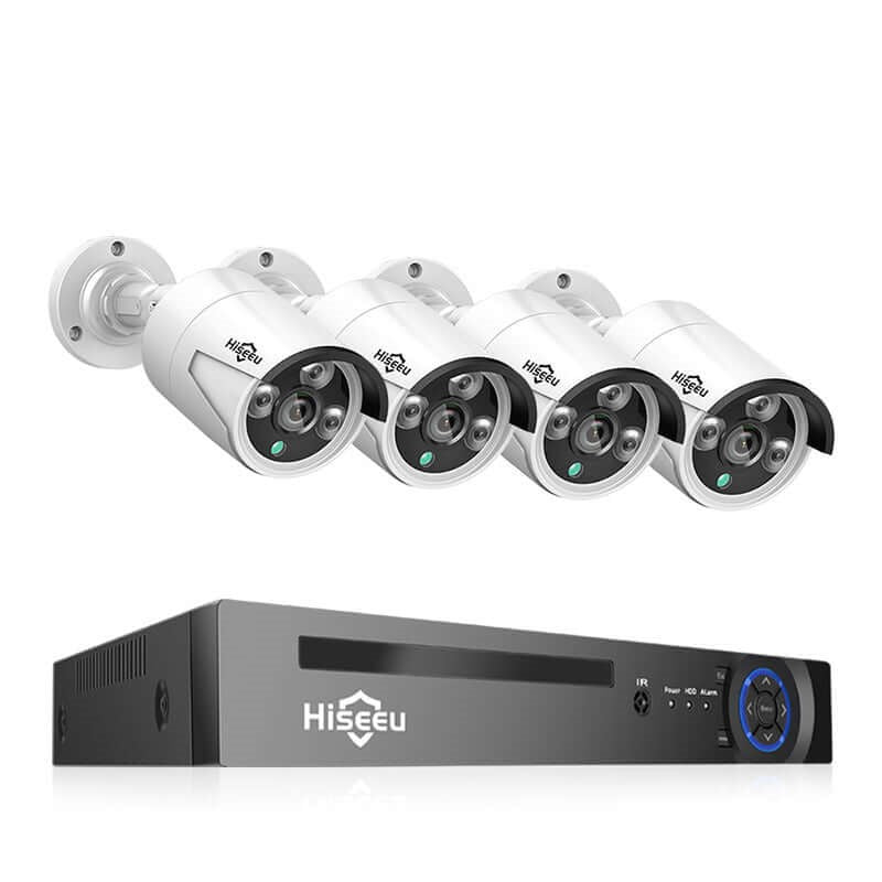 Security Camera System 5Mp POE Security Surveillance Camera System Kit + 1Tb Storage - The Shopsite