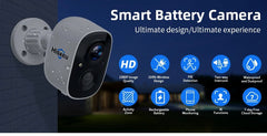 Wireless Camera Battery Operated Waterproof Security Camera - The Shopsite