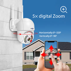 Wireless Security Camera 3MP Smart Wireless Security Camera Outdoor - The Shopsite