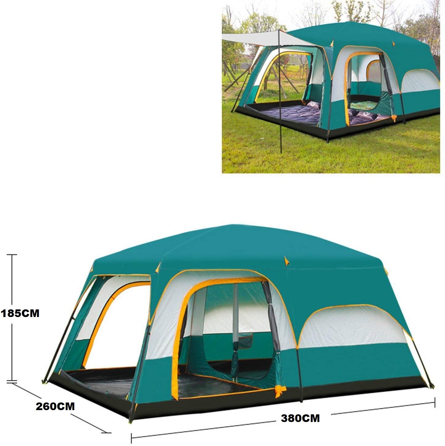 Large Family Camping Tent (8 Person) - The Shopsite
