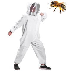 Full Body Beekeeping Suit Hooded Veil Bee Farm Clothing Xxl - The Shopsite