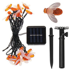 Honeybee Solar Fairy String Lights 30 Led Waterproof Outdoor - The Shopsite