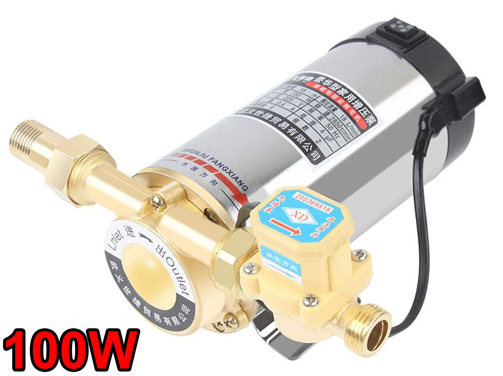 Shower Hot Water Booster Pump Automatic Hot Water Tap Water Pump Micro-Pipe Pump 100W - The Shopsite