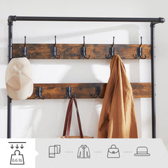 VASAGLE Coat Rack Clothes Rack Stand