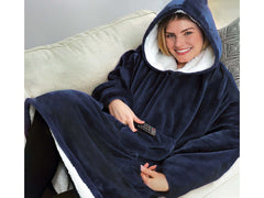 Blanket Hoodie Sweatshirt Soft & Warm Fleece Blanket Hoodie - The Shopsite