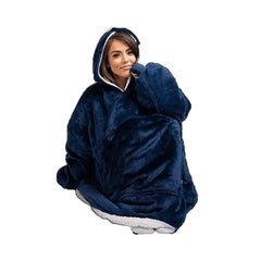 Blanket Hoodie Sweatshirt Soft & Warm Fleece Blanket Hoodie - The Shopsite