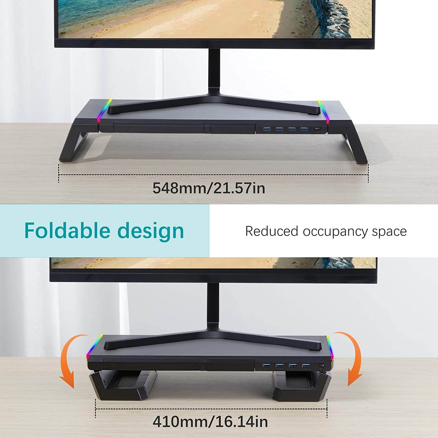 Computer Monitor Screen Stand Riser Table - The Shopsite
