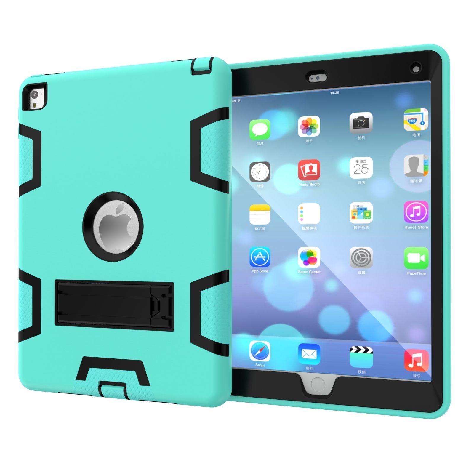 iPad 2 Case Hybrid Heavy Duty Shockproof Armor Kid Safe Case - The Shopsite