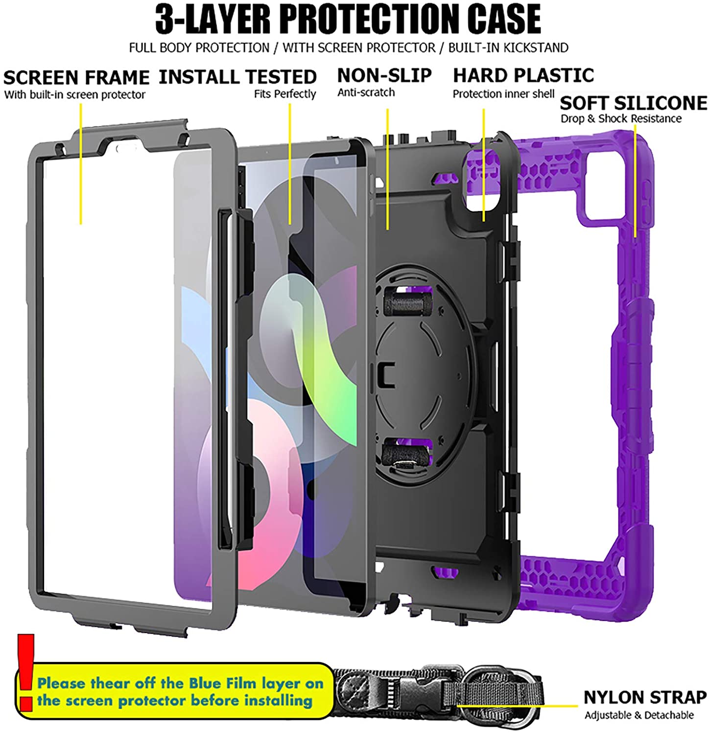 iPad Air 4 Case Rugged Shockproof Case Ipad 10.9 Case - The Shopsite