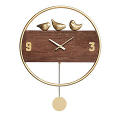 Modern Simple Light Luxury Wall Clock Creative Nordic Individual Clock - The Shopsite