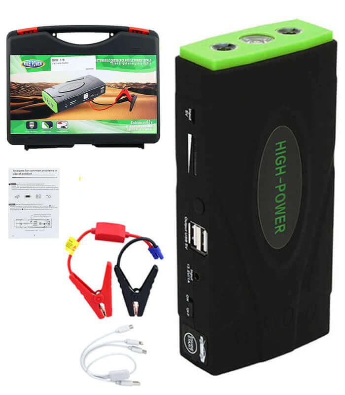 Car Jump Starter Portable Battery Pack 600 Amp Peak 12V 38000 mAh - The Shopsite