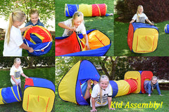 Kids Crawl Tunnel Play Tent - The Shopsite