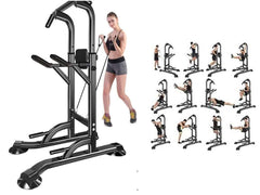 Chin Up Pull Up Chin Up Station Power Tower Home Gym - The Shopsite